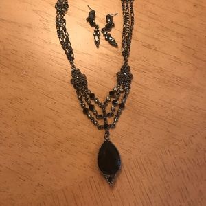 Vintage Necklace and Earrings